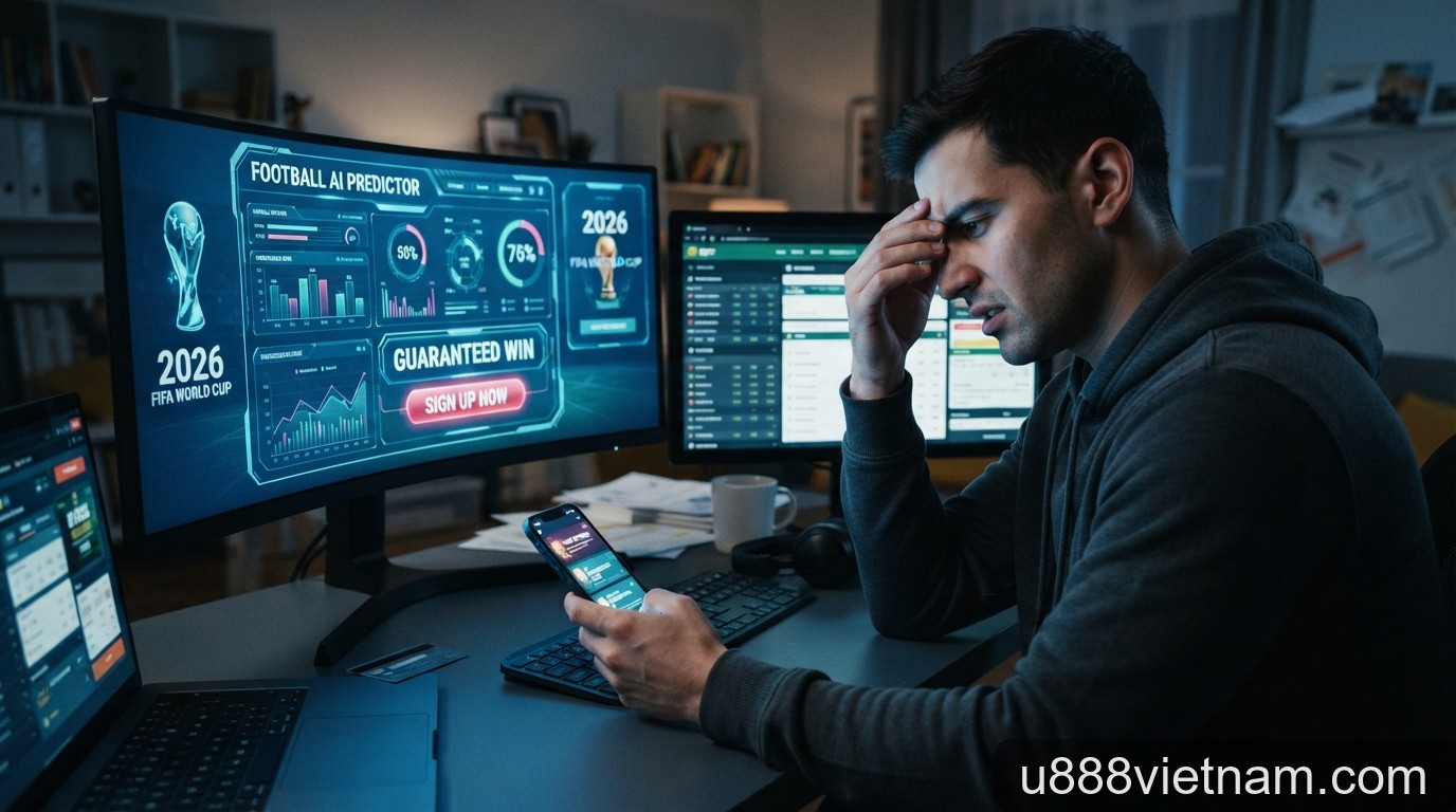Cảnh báo lừa đảo: Sự trỗi dậy của các công cụ 'dự đoán AI' trong cá cược thể thao 2026