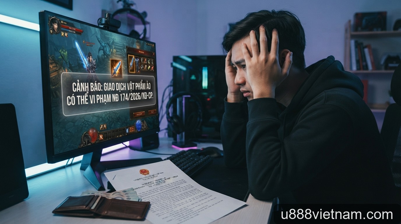 Nghị định 174/2026/NĐ-CP: Hệ lụy pháp lý từ việc mua bán vật phẩm ảo trong game